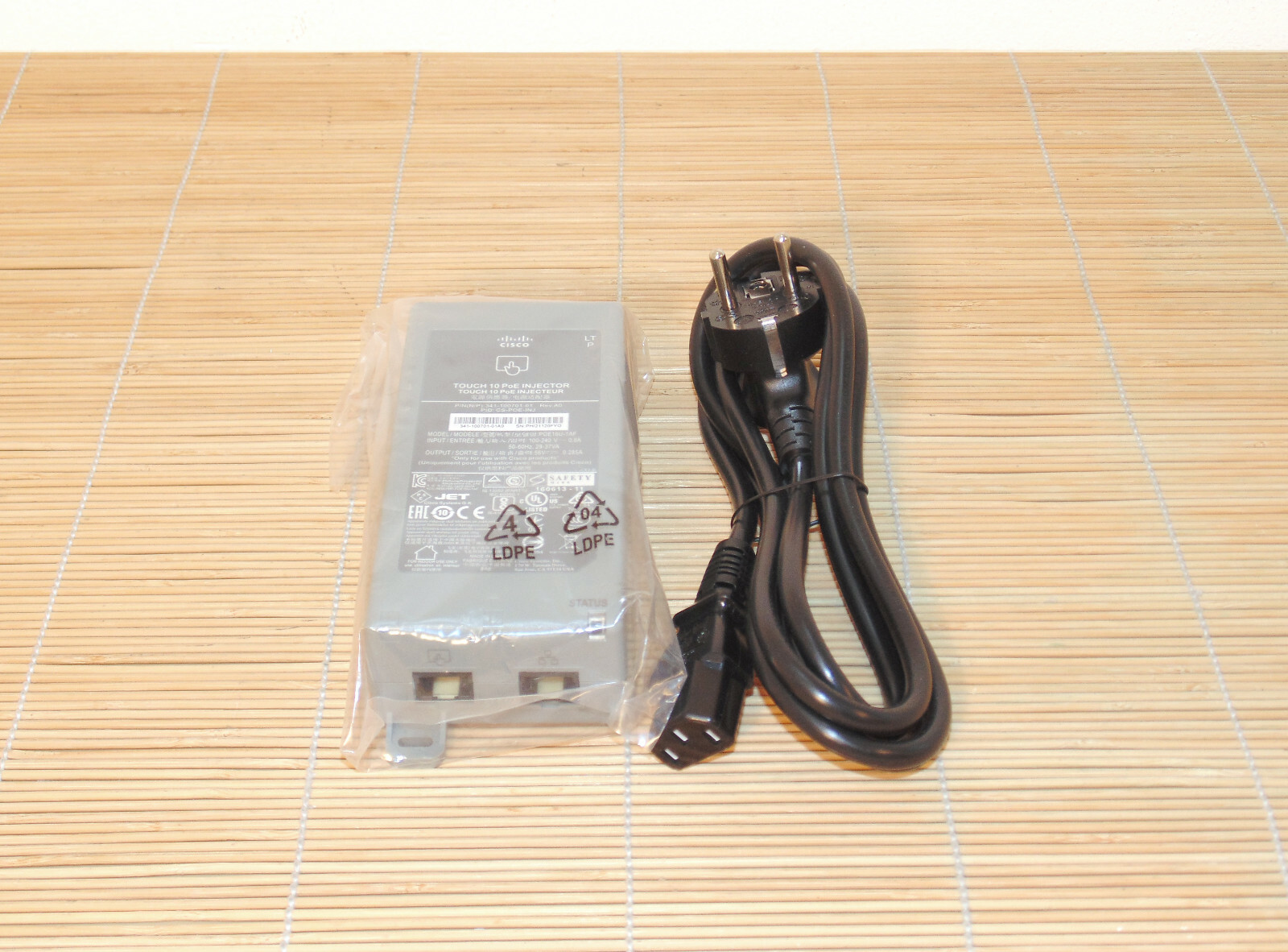 NEW Cisco CS-POE-INJ TOUCH 10 PoE Injector for TelePresence New Other