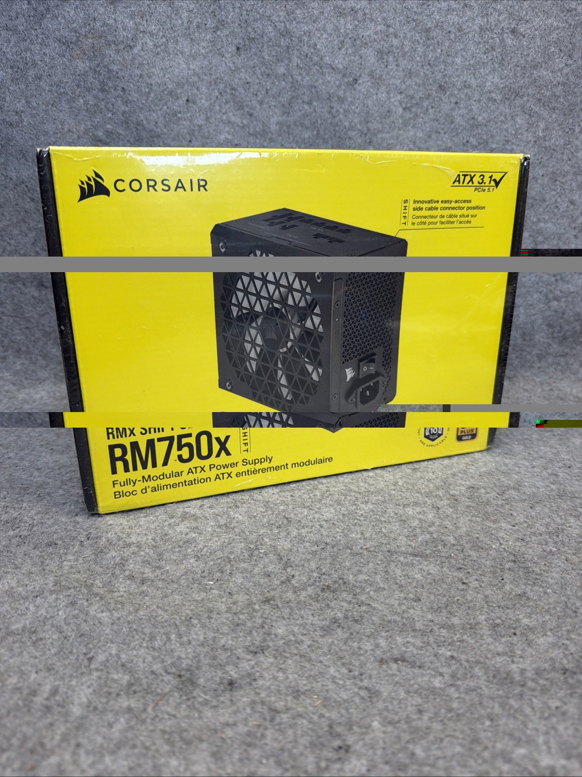CORSAIR RM750x Shift Fully Modular ATX Power Supply - OPEN BOX (UNUSED)
