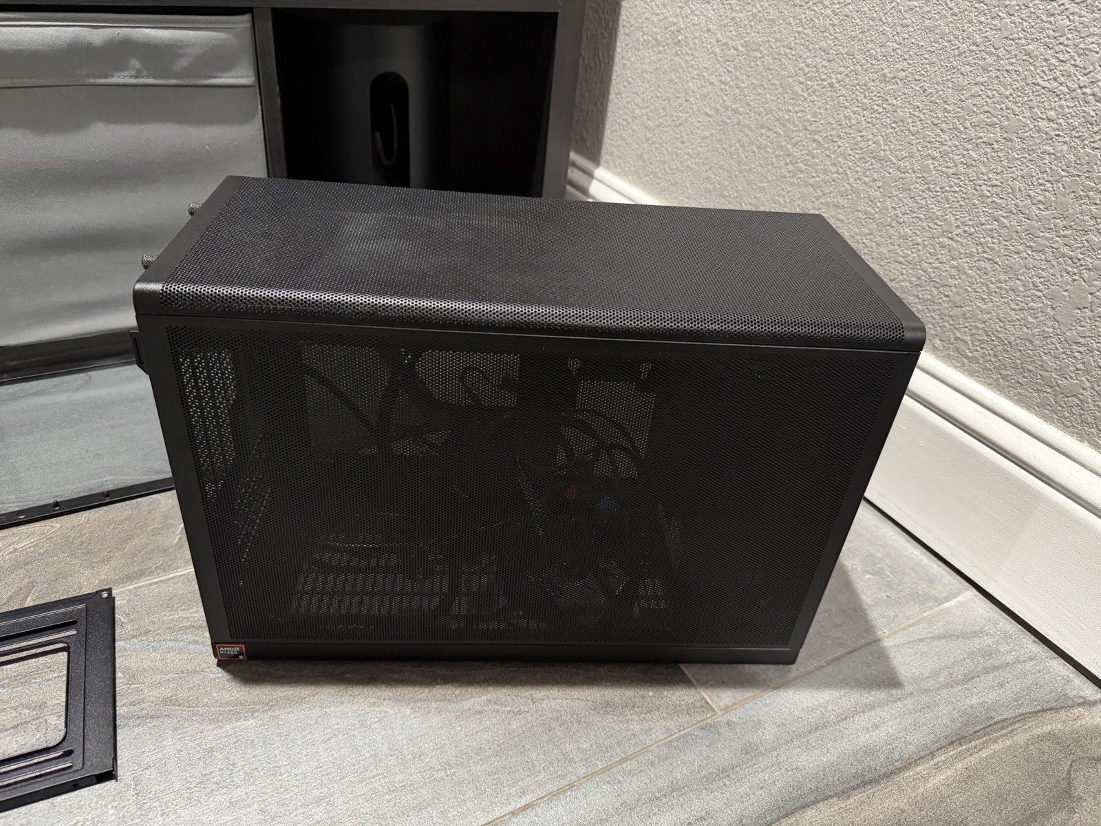 Lian Li A3-mATX Black With Wood Front, Optional Glass Evga 1200w Platinum