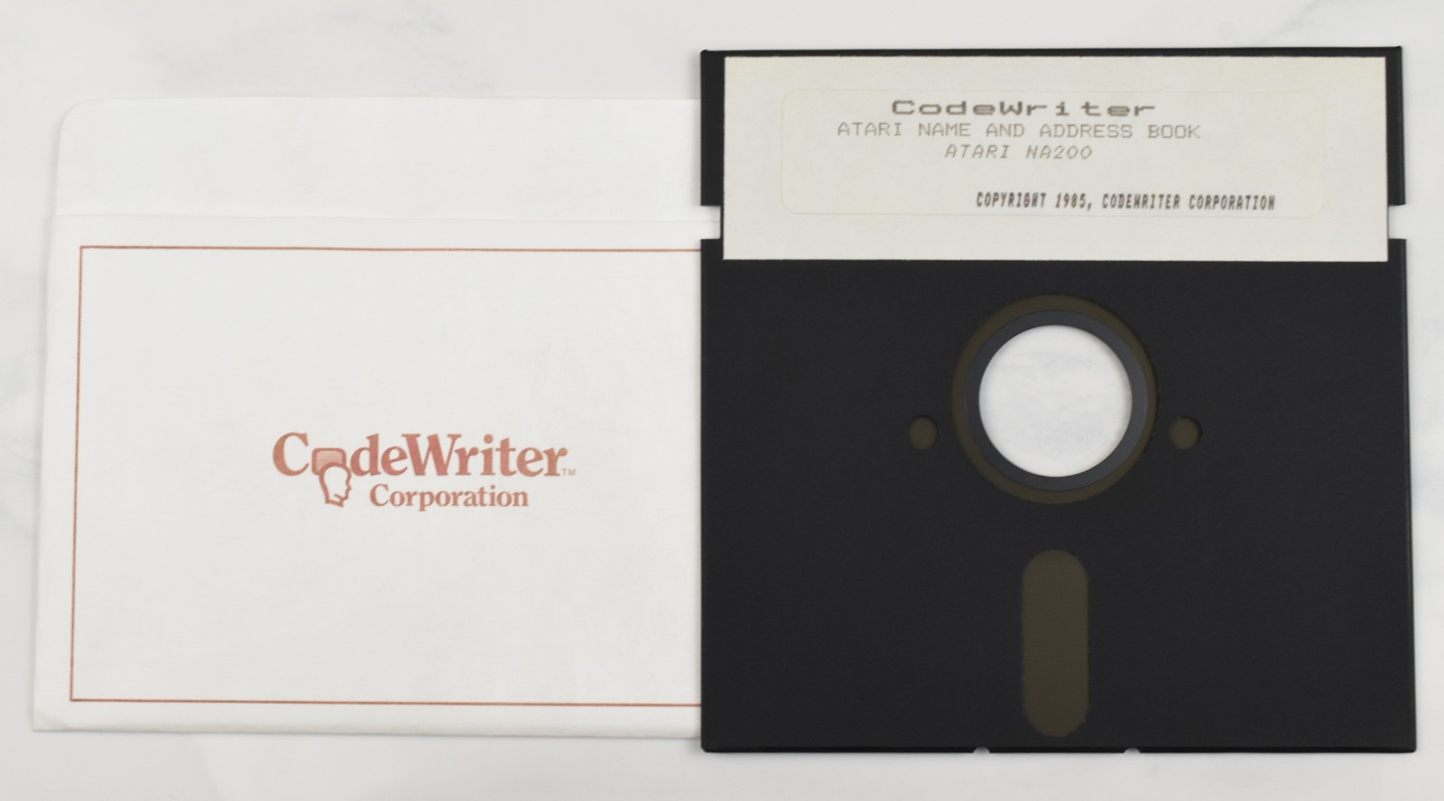 CodeWriter Atari Name & Address Book Software Atari NA200 1985 Collectible