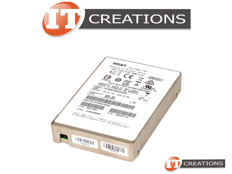 HITACHI 800GB MLC SAS 2.5 SFF ULTRASTAR 12GB/S SOLID STATE DRIVE HUSMM1680ASS200