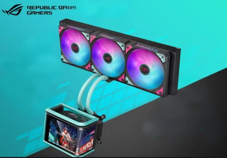 ASUS ROG RYUO IV 360 ARGB ROJ Liquid Cooler Aesthetic version