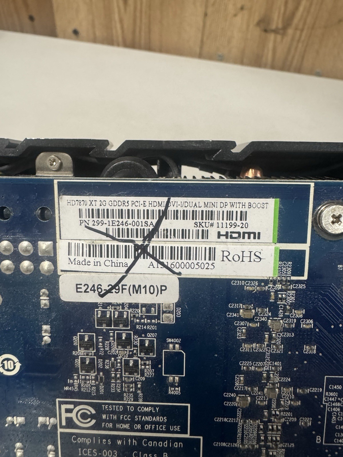 Sapphire Technology ATI Radeon HD 7870 GHz Edition 2GB *NOT WORKING*
