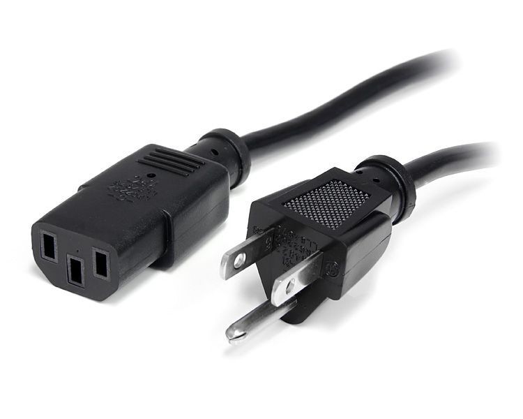 StarTech PXT101_10 10 ft (120") Standard Computer Power Cord - NEMA5-15P to C13