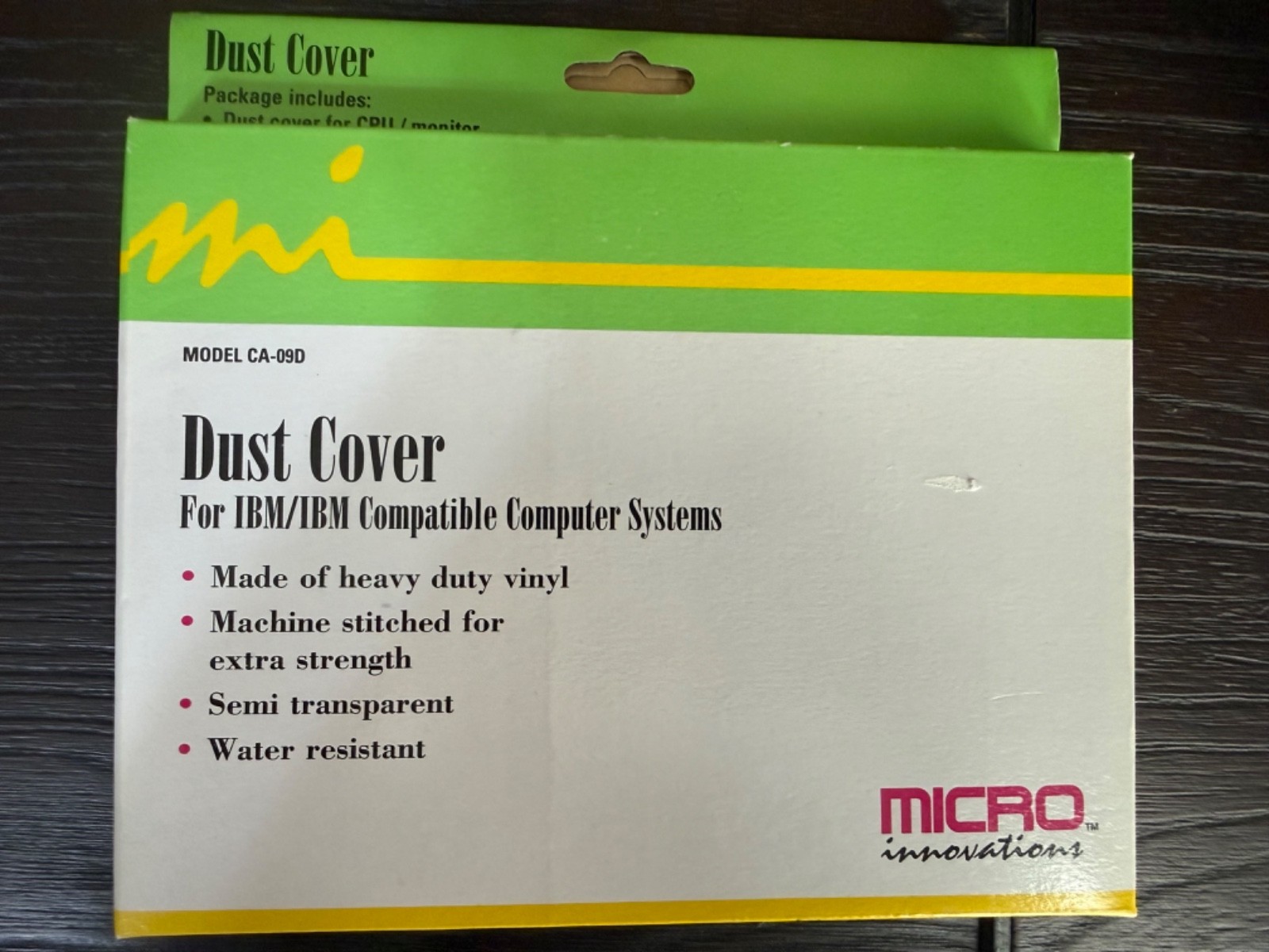 Vintage NOS IBM Compatible Computer Dust Cover Set Micro Innovations CA-09D Keyb