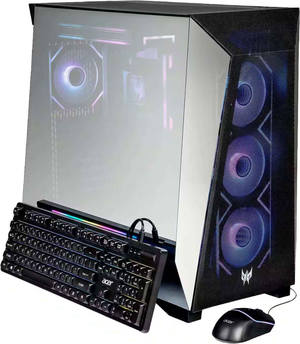 Acer - Predator Orion Gaming Desktop with Mirror Panel - Intel Ultra 7 265KF ...