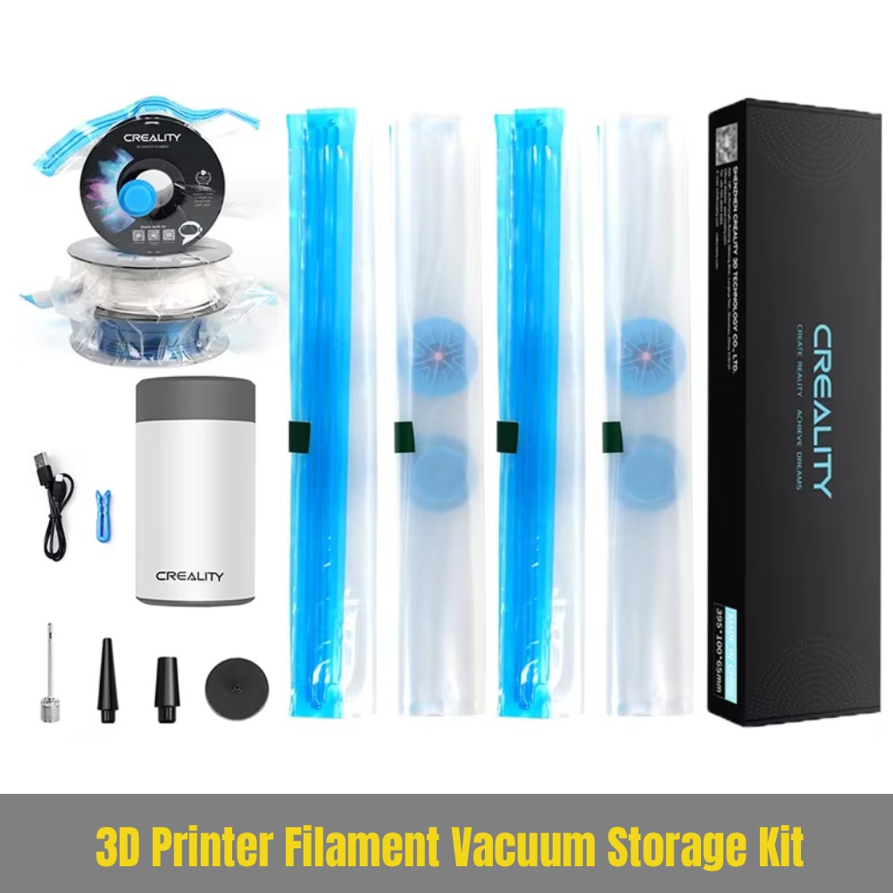 Creality 3D Printer Filament Vacuum Storage Kit,40x40CM Reusable Vacuum Storags