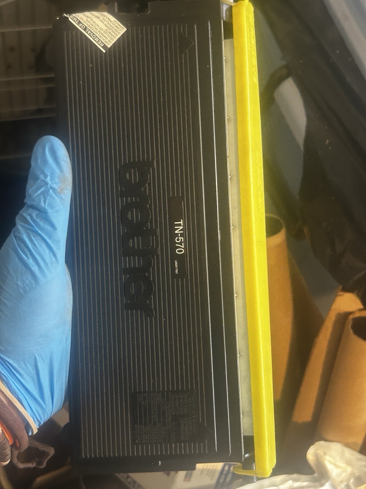 Genuine Brother TN570 Black High Yield Toner Cartridge Open Box See Pics 