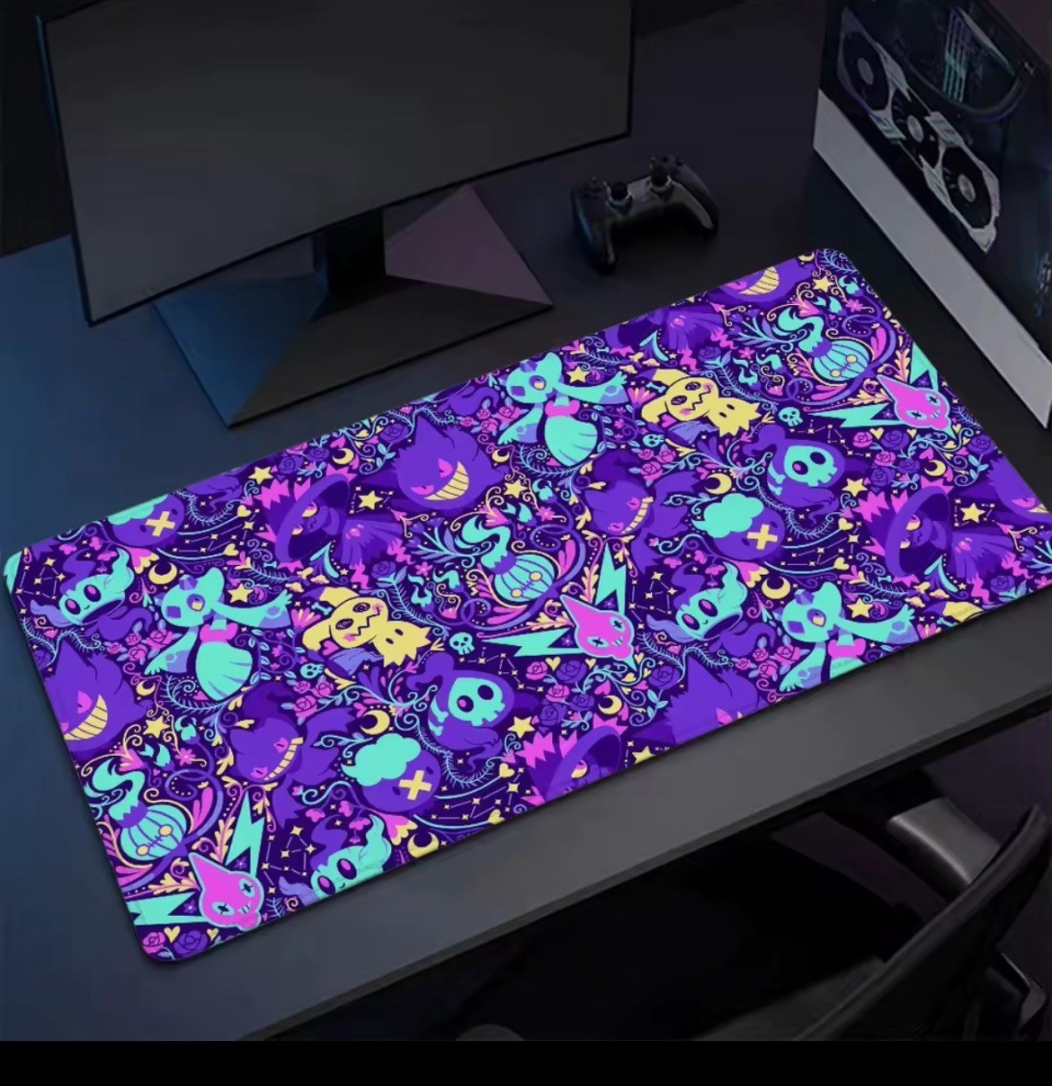 Pokemon Gengar Purple computer Desk Mat