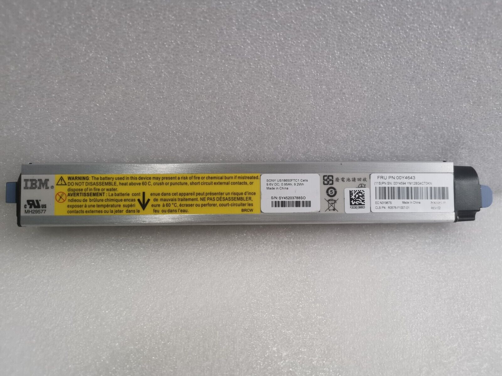 00Y4643 IBM 00Y4643 V3500 V3700 V5000 battery 90Y7689 2026 year