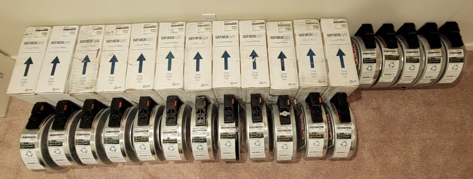 Stratasys Plus & Classic Canisters (Empty), full Eeprom includes SR30 or ASA-BLK