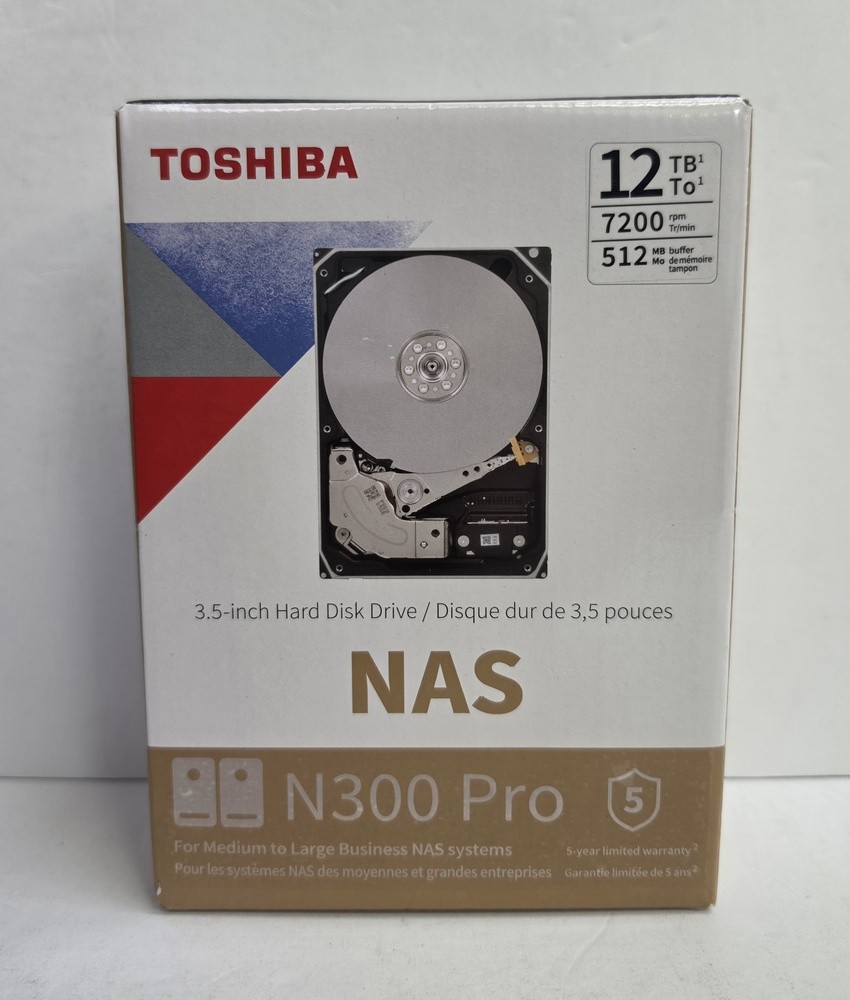 Toshiba N300 Pro 12 TB Hard Drive 3.5 Inch Hard Disk Drive 7200RPM