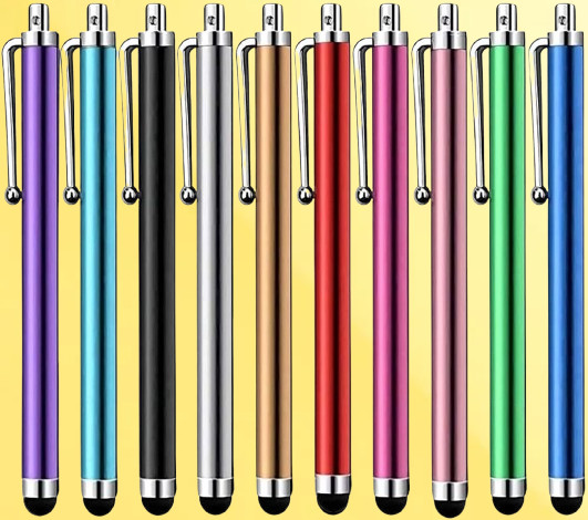 [10 Pack] Universal Capacitive Touch Screen Pens for Tablets, iPad mini, iPad