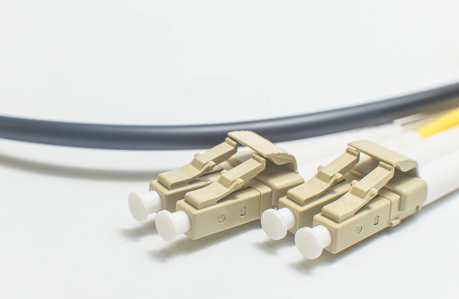 FiberCablesDirect -100M OM1 LC LC Fiber Patch Cable Armored  Indoor/Outdoor