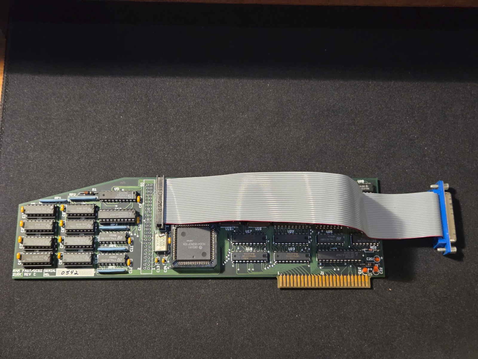 RamFast SCSI Card for Apple IIGS or IIE, Rev. C by C.V. Tech., TESTED