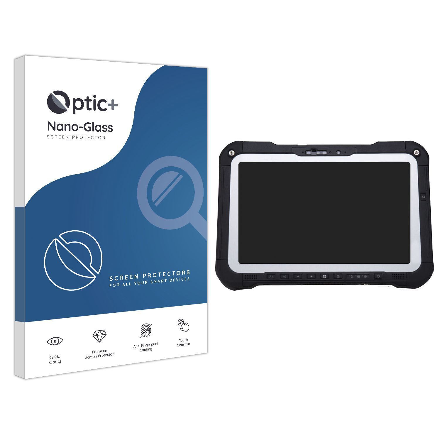 Optic+ Nano Glass Screen Protector for Panasonic Toughbook G2 (FZ-G2)