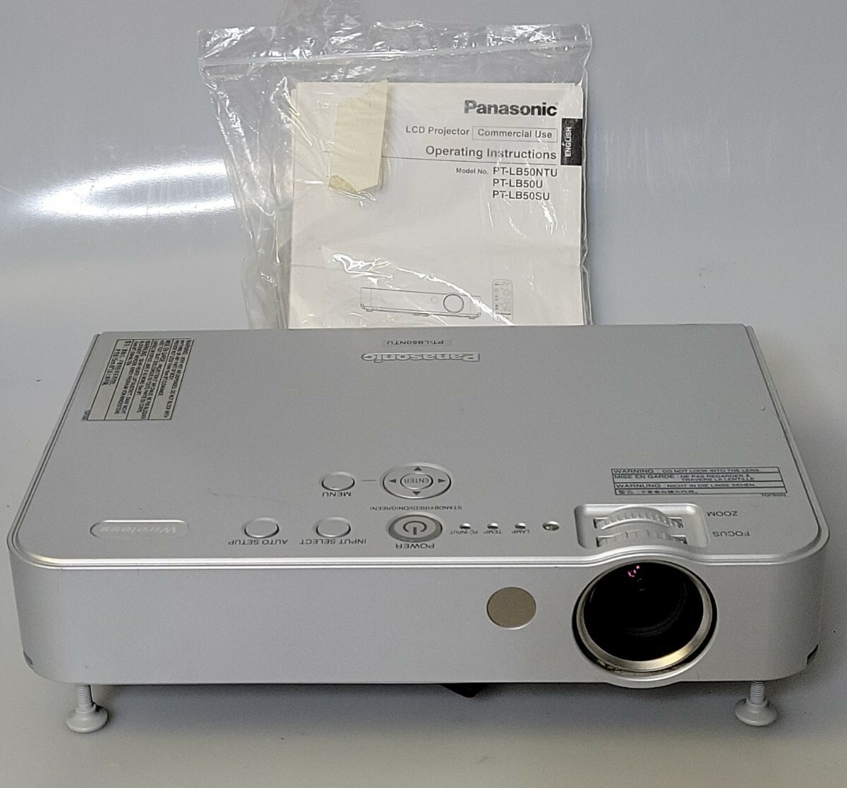 Panasonic PT-LB50NTU 3LCD Projector 2000 Lumens 294 Lamp Hours Tested & Working