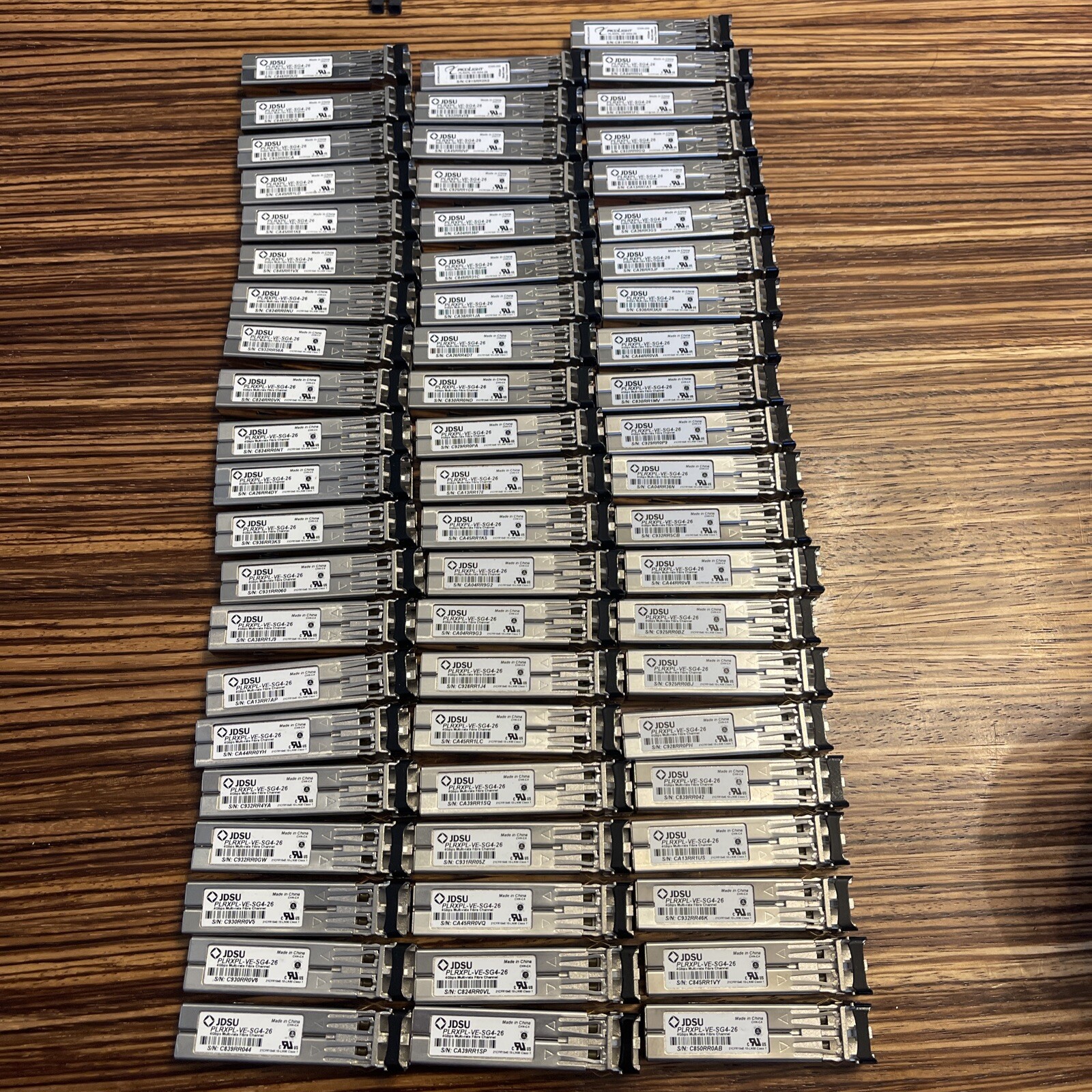 62x JDSU 2x PicoLight LOT PLRXPL-VE-SG4-26 4Gbps Multi-Rate FC Transceiver