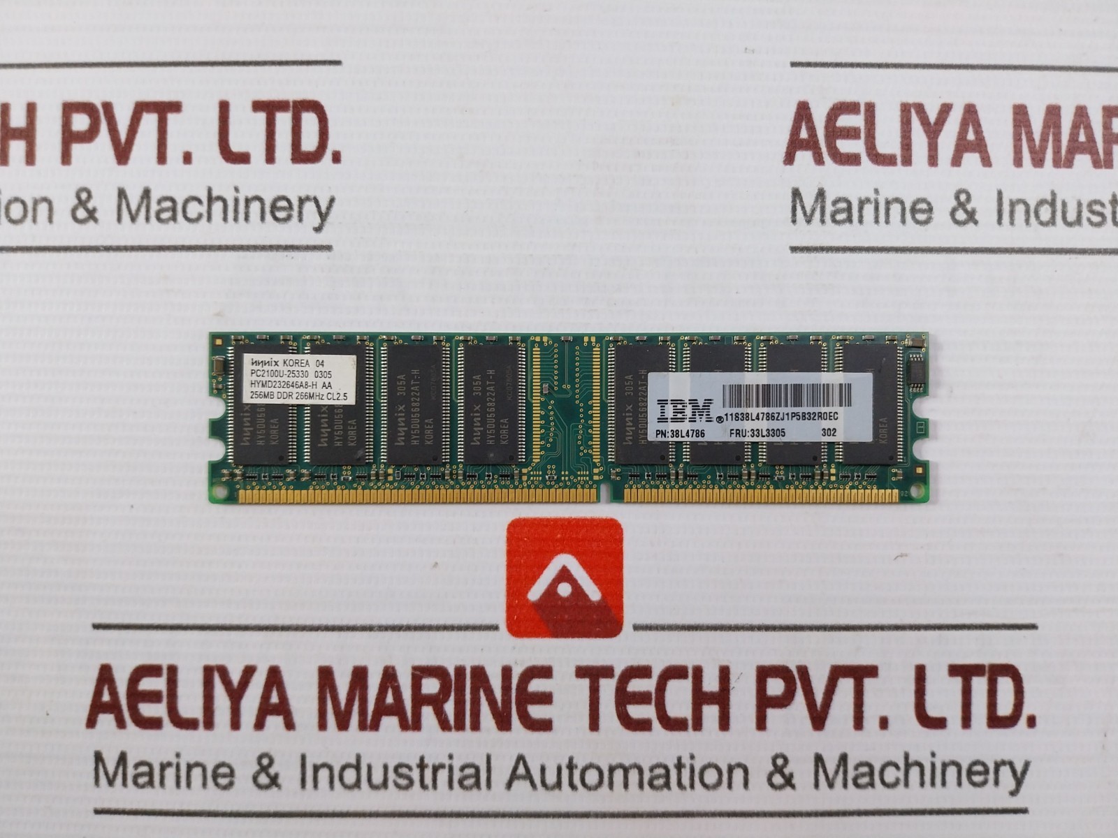 Hynix PC2100U-25330 SDRAM Memory 94V-0 256MB DDR 266MHZ CL2.5