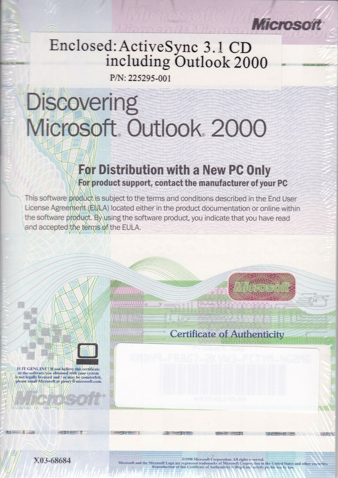 Discovering Microsoft Outlook 2000 *BRAND NEW*