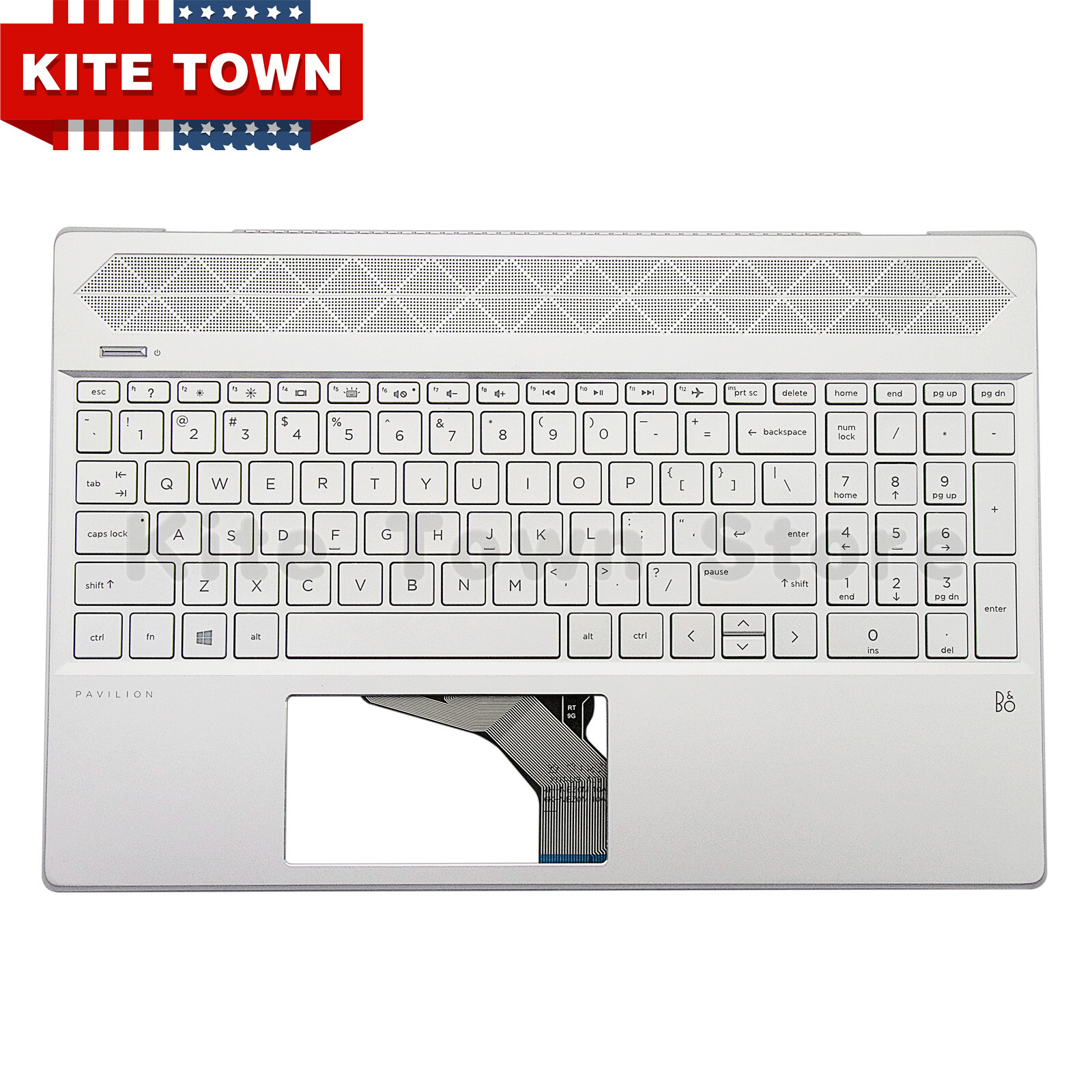 New HP  Pavilion 15-CS 15T-CS 15-CW Palmrest With Backlit Keyboard L24752-001 US