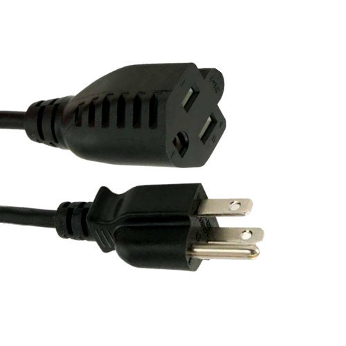 100 Feet AC Power Cord Extension Cable M/F NEMA5-15P/15R SJTW 12 AWG Outdoor UL