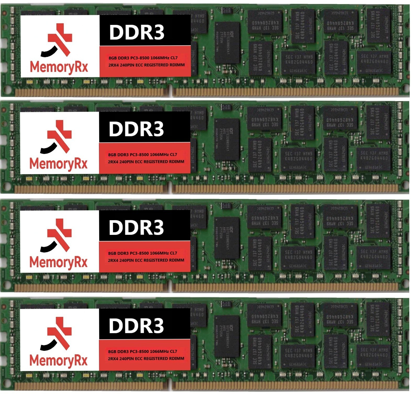 32GB (8GB x 4) DDR3 1066 Memory RAM  FOR 2009 2010 APPLE MAC PRO NEHALEM 4,1 5,1