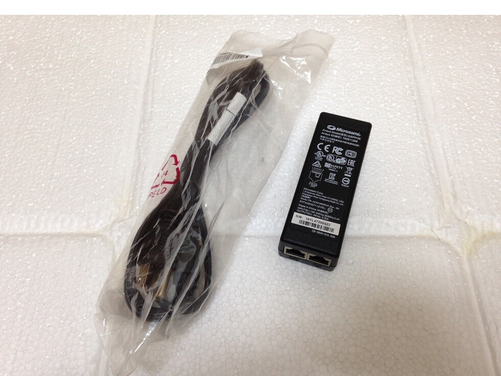 Avaya Global Single Port PoE Injector Microsemi GSPPOE  700512602