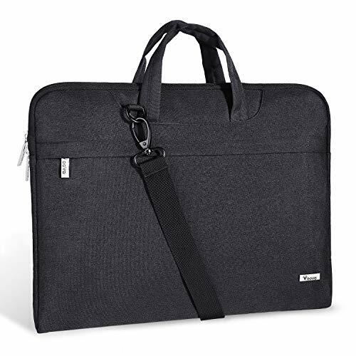 Water-Resistant Laptop Bag with Shoulder Strap & Handle Briefcase,13"14"15'17.3"