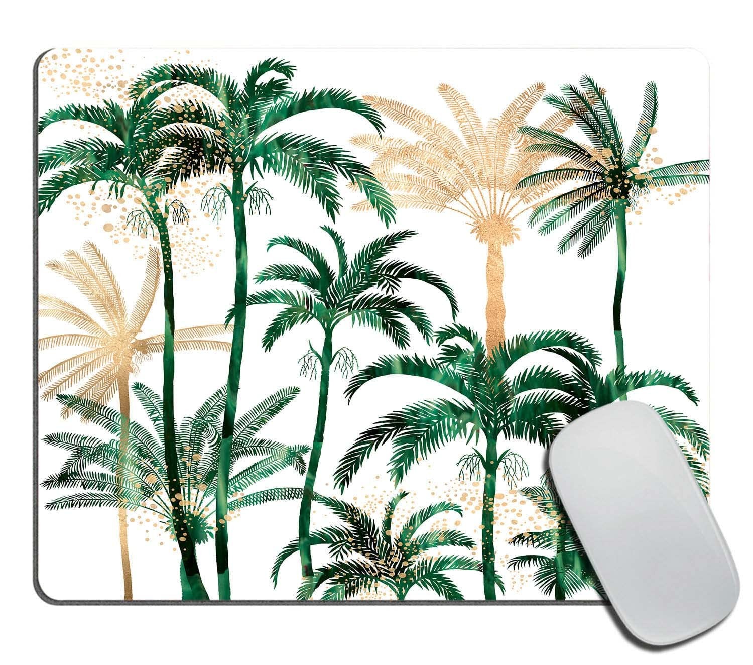 Palm Tree Pad, Tropical Hawaii Plants Customized Premium-Textured Mat,Washabl...