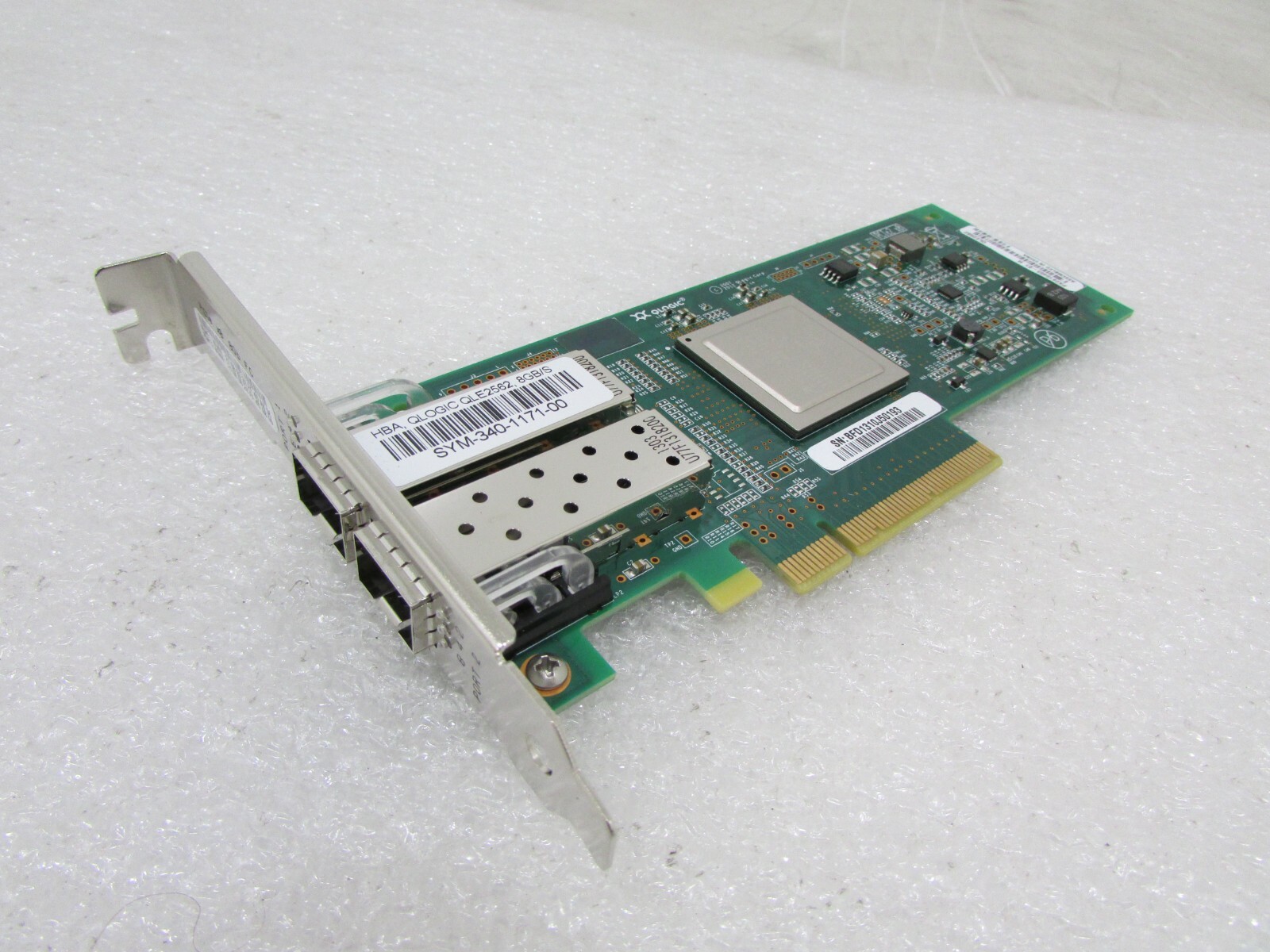 4x QLogic QLE2562 8GB Dual-Port PCIe SFP+ Host Bus Adapter SYM-340-1171 PX281040