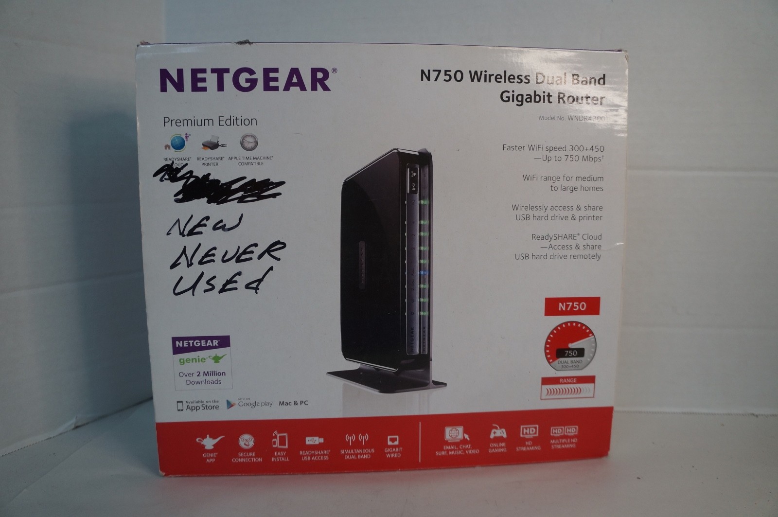 Net Gear N750 Wireless Dual Band Gigabit Router