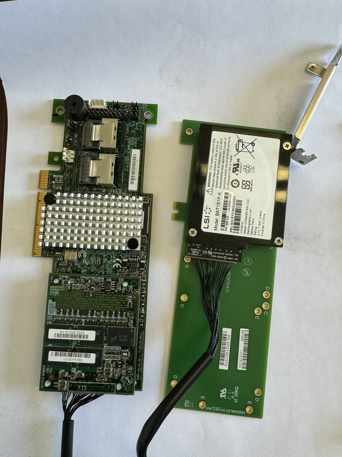 Dell DNKYM LSI 9265-8i MegaRAID 8-Port PCIe x8 RAID Controller w/ Battery   A-19