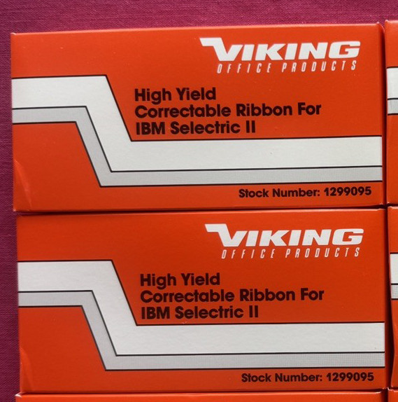 2 IBM Selectric II Ribbon Correction Tape  1299095 High Yield Typewriter Type