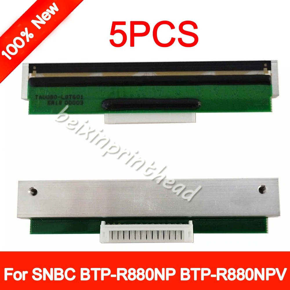 5pcs New Thermal Printhead For SNBC BTP-R880NP BTP-R880NPV Label Printer Head