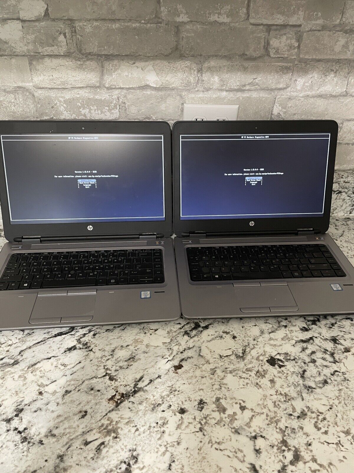 Lot of 2 HP ProBook 640 G2 Laptop Intel Core i5 8GB RAM