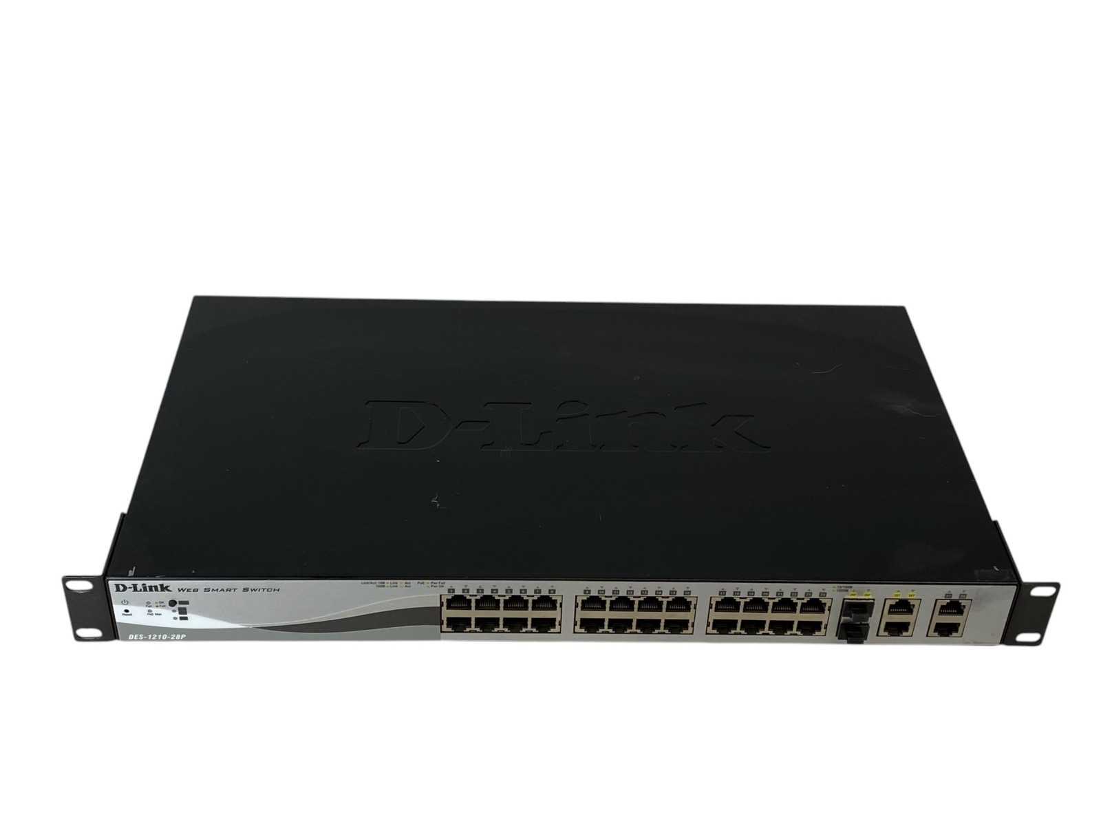 D-Link DES-1210-28P Fast Web Smart PoE Managed Switch w/Rack Ears