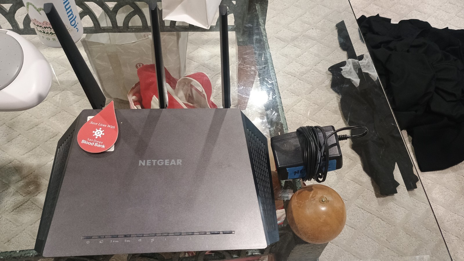 NetGear R7000P-100NAR Nighthawk AC2300 Dual-Band WiFi Router-USED
