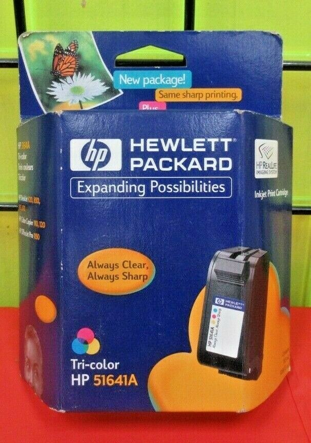NEW Genuine Hewlett Packard HP 51641A Tri-Color Inkjet Print Cartridge