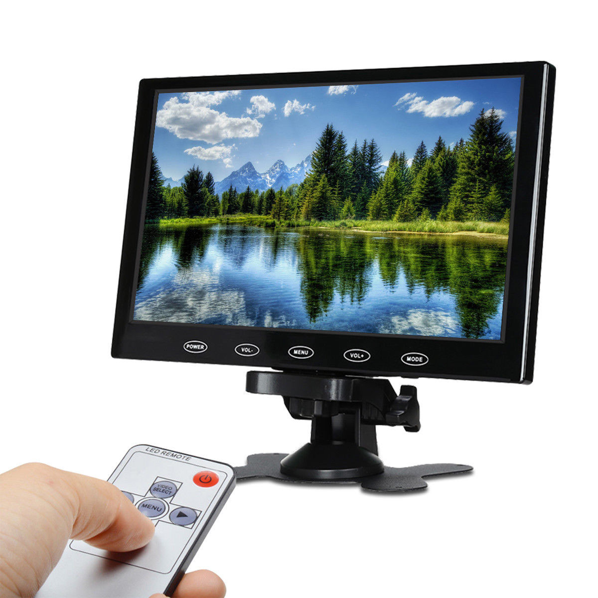 US Portable 7" Small HDMI LCD Monitor w/Speaker for PC/TV/Security System VGA