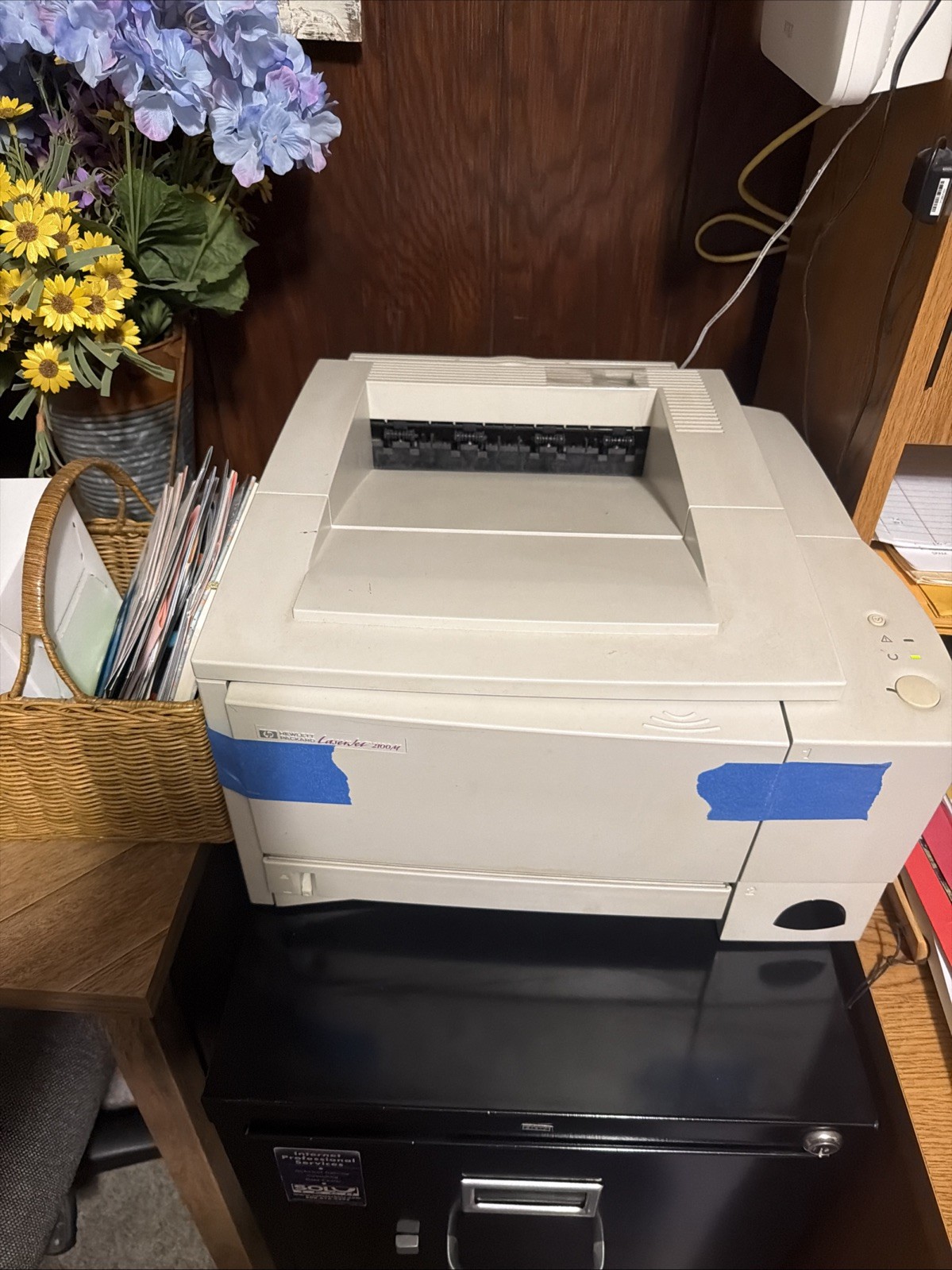 HP LaserJet 2100 Monochrome Laser Printer | Parallel & IR | 1200 dpi | Read