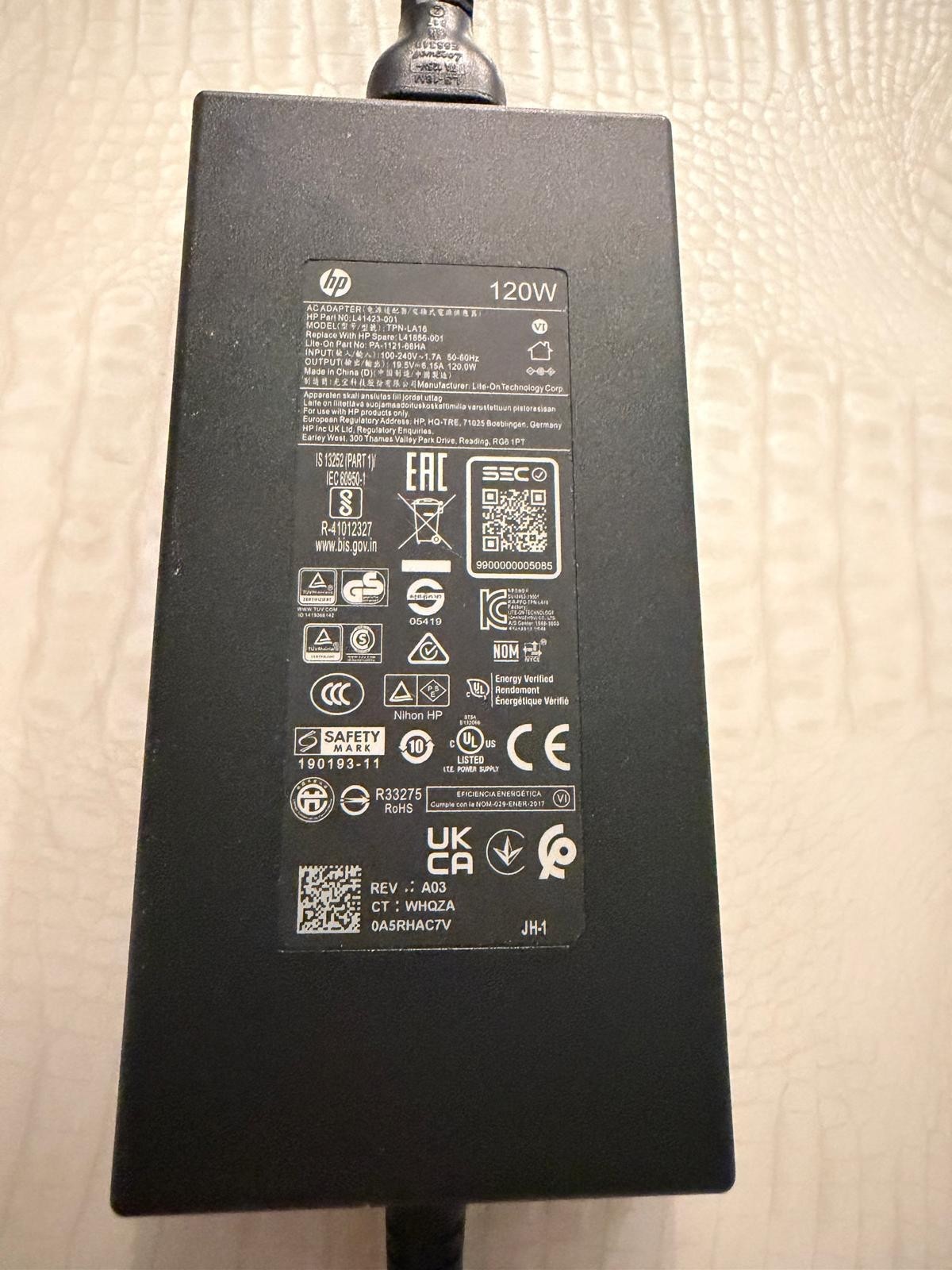 ORIGINAL HP 120W Blue Tip AC Adapter Power Charger 19.5V 6.15A  TPN-LA18