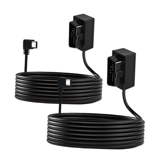Pcs Dash Cam Hardwire Kit，OBD Power Cable for Dash Camera ，USB Type C Adapter 2