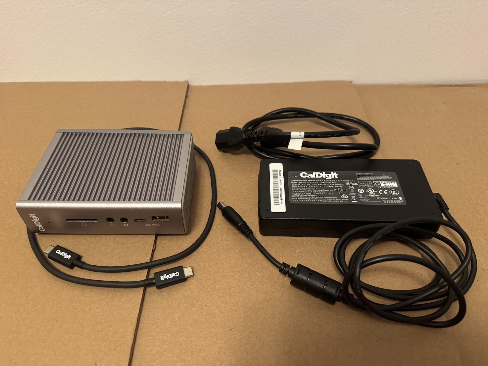 CalDigit TS3 Plus Thunderbolt 3 Docking Station w/ Power Adapter and TB3 Cable