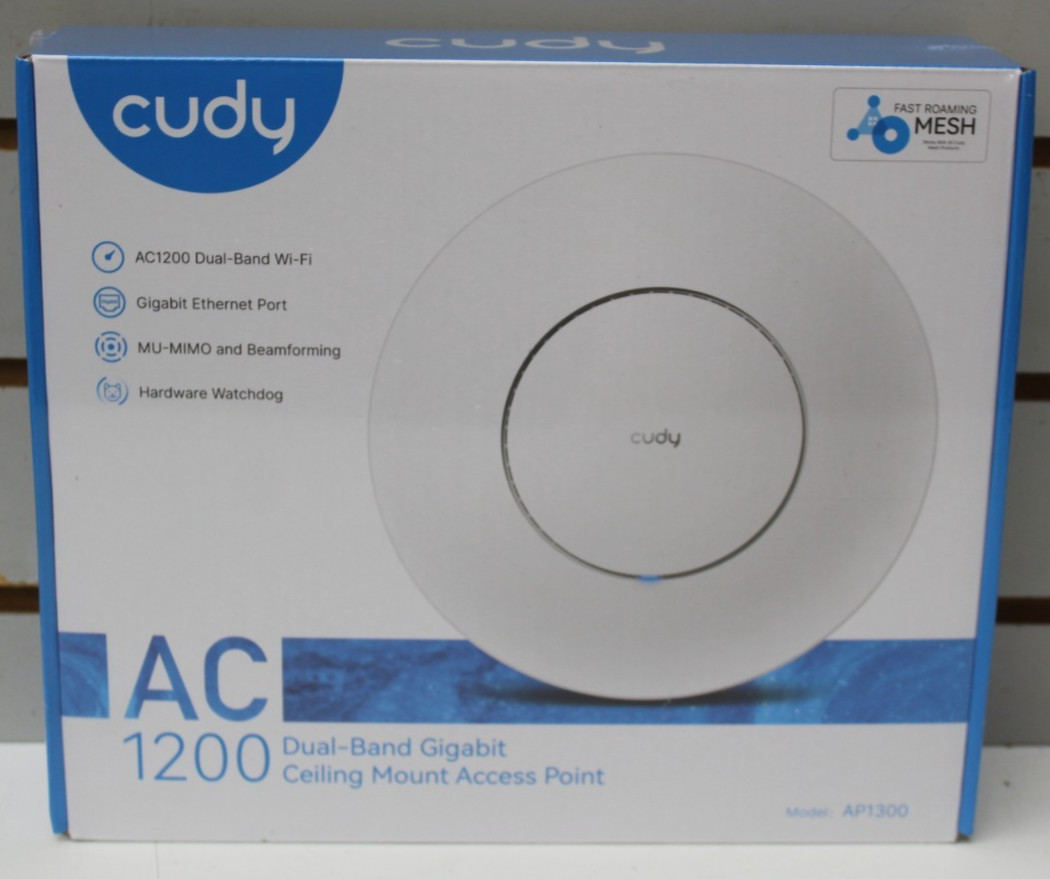 Cudy AC1200 Gigabit Wireless Access Point  Mesh RJ45, Business Wi-fi AP1300 NEW