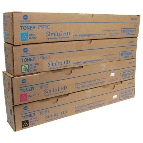NEW Genuine Konica Minolta TN514 Full Size Toner Set of 4 (CMYK)  OEM  & Sealed