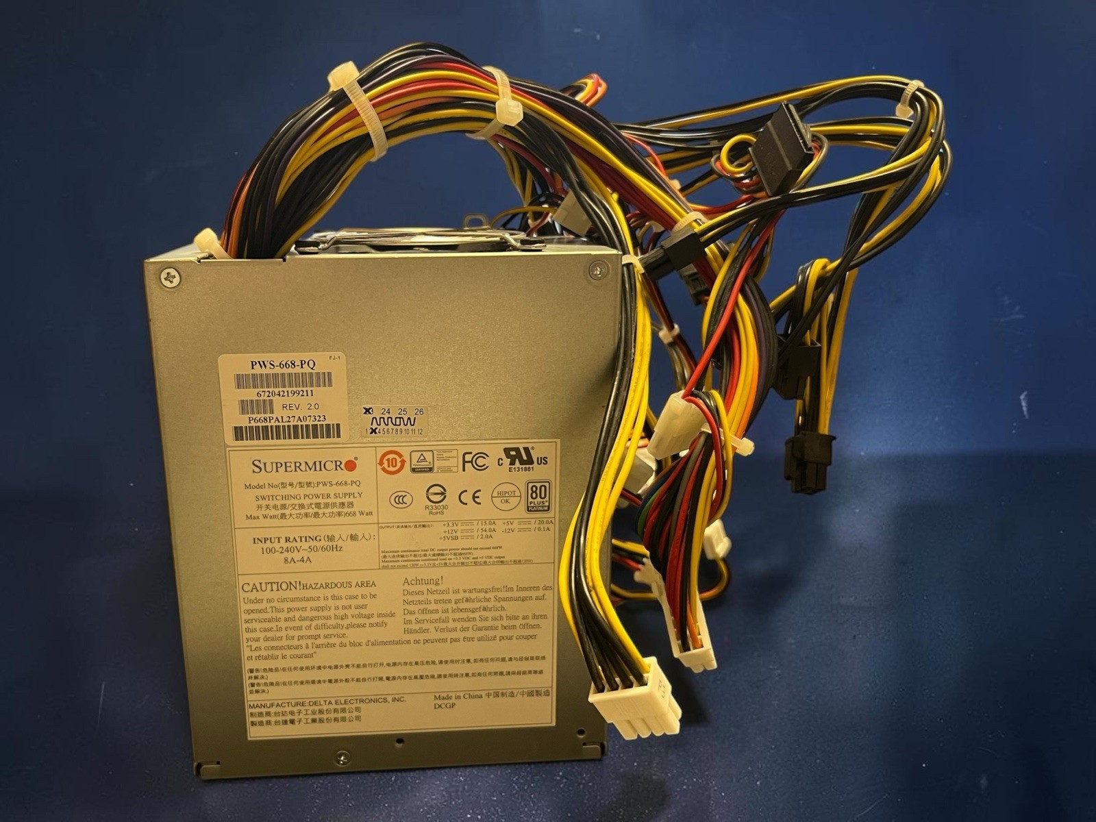 Supermicro PWS-1K26P-PQ 668Watts  Server Switching Power Supply