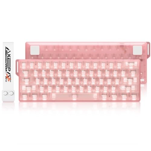 Pink 61 Key Gaming Keyboard, Hall Effect Magnetic Switch, RGB Backlit