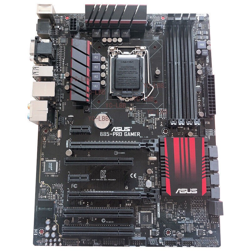 For ASUS B85-PRO GAMER Motherboard Tested LGA1150 DDR3 E31231v3 4790 4590