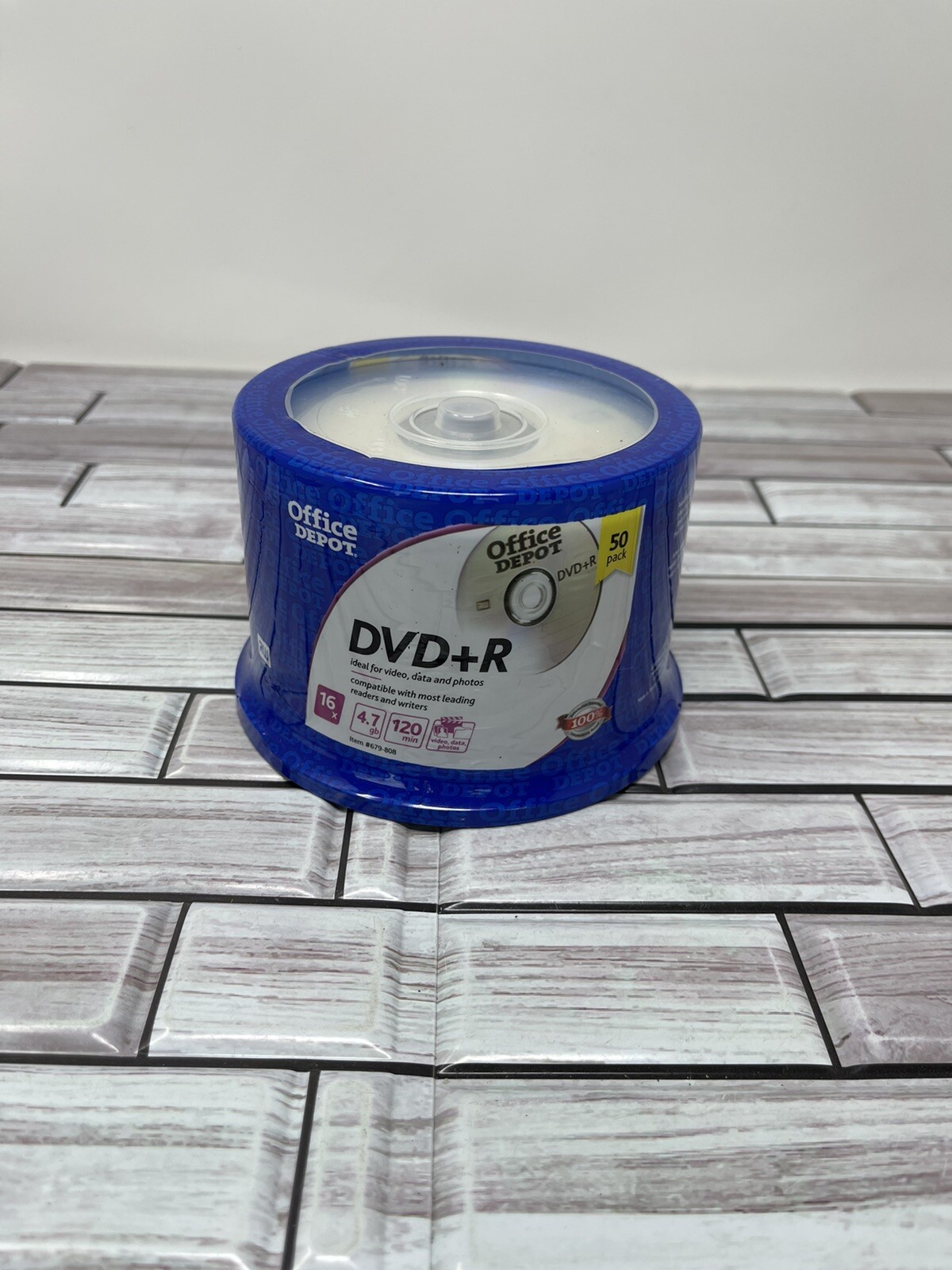 Office Depot DVD-R 50Pk 16X 4.7gb 120Min Spindle